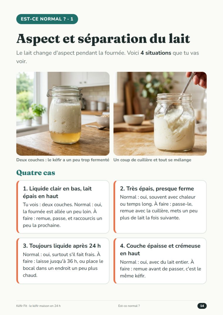 Page « Est-ce normal ? »
